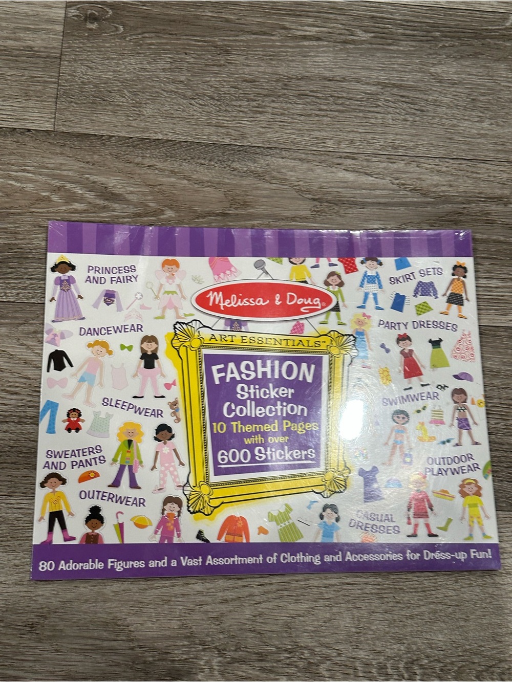 Melissa & Doug Fashion Sticker Collection - Purple